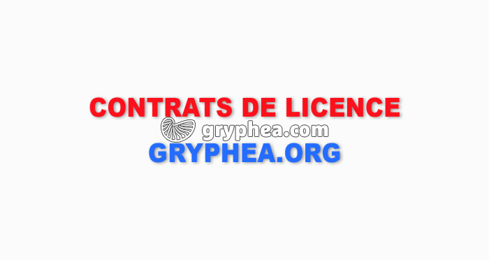Contrats de licence - gryphea.org - gryphea.org